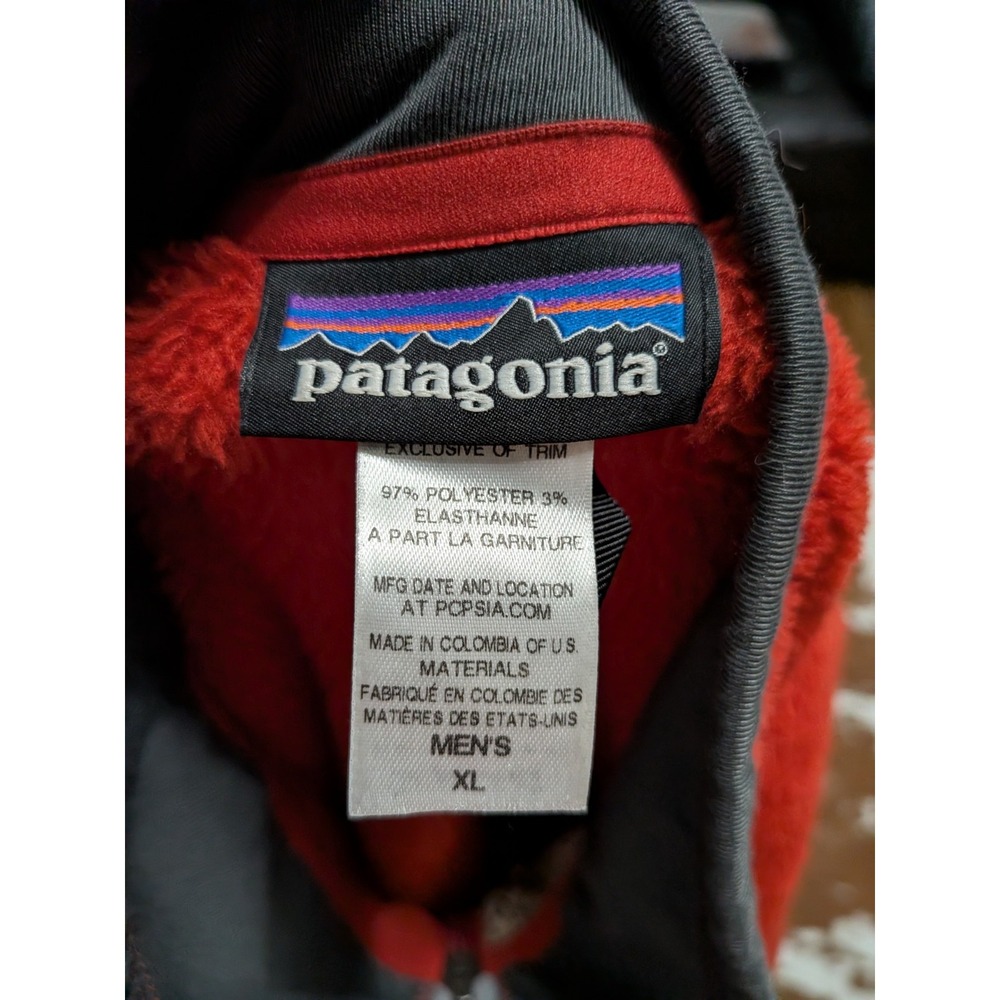 Patagonia R2 Regulator Fleece Jacket Mens XL Red Full Zip Polartec 25136 - Picture 3 of 4